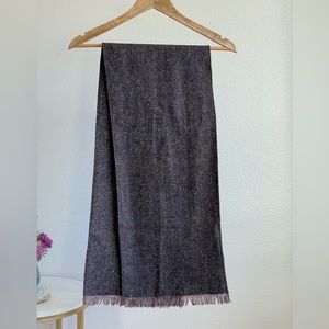 Triona Design Brown Tweed Scarf - unisex one size